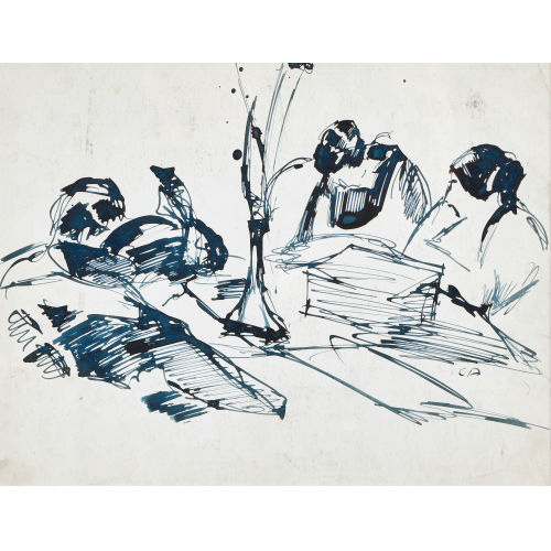 CUNO AMIET : Frauen am Tisch (DOBIASCHOFSKY AUKTIONEN AG)