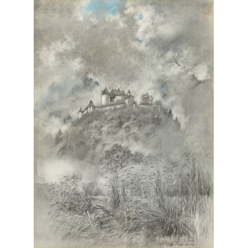 FRAN�OIS DE PORET : Ch�teau de Gruy�res (DOBIASCHOFSKY AUKTIONEN AG)