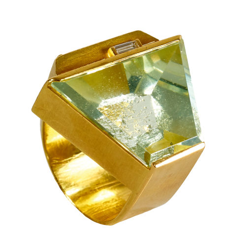 HELIODOR-DIAMANT-RING : Othmar Zschaler, Bern (DOBIASCHOFSKY AUKTIONEN AG)