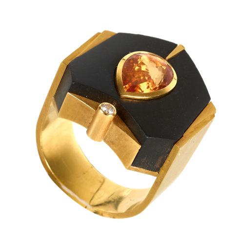 TOPAS-BRILLANT-RING : Othmar Zschaler, Bern (DOBIASCHOFSKY AUKTIONEN AG)
