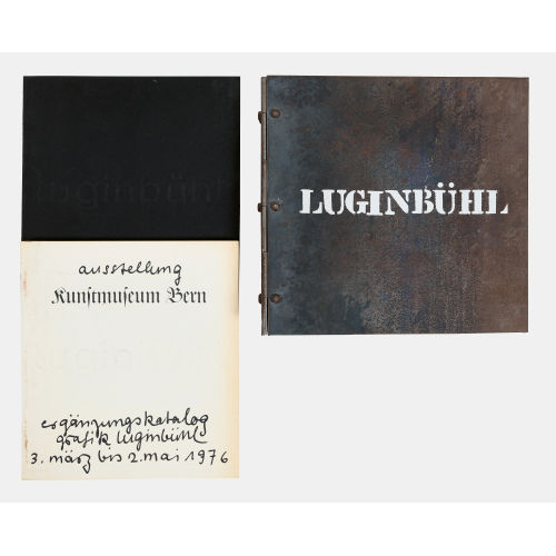 BERNHARD LUGINB�HL : Paar Ausstellungskataloge (DOBIASCHOFSKY AUKTIONEN AG)