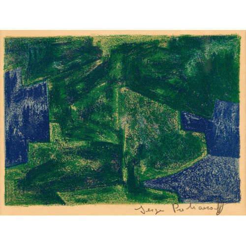 SERGE POLIAKOFF : 'Komposition in Blau und Gr�n' (DOBIASCHOFSKY AUKTIONEN AG)