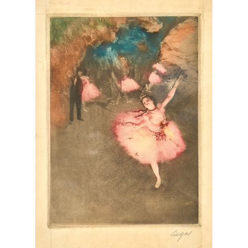 EDGAR DEGAS : �toile (DOBIASCHOFSKY AUKTIONEN AG)