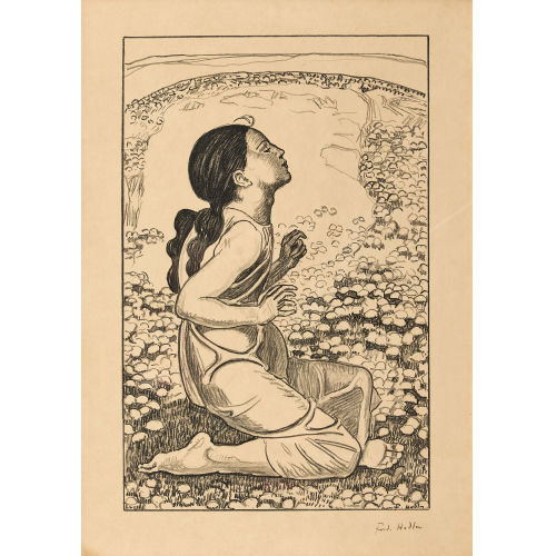 FERDINAND HODLER : 'Fr�hlingserwachen' (DOBIASCHOFSKY AUKTIONEN AG)