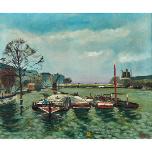 LUCIEN ADRION : P�niches sur la Seine (DOBIASCHOFSKY AUKTIONEN AG)