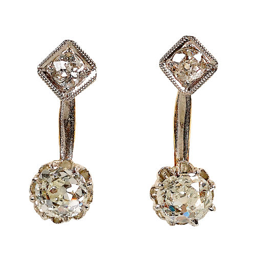 DIAMANT-OHRH�NGER : (DOBIASCHOFSKY AUKTIONEN AG)