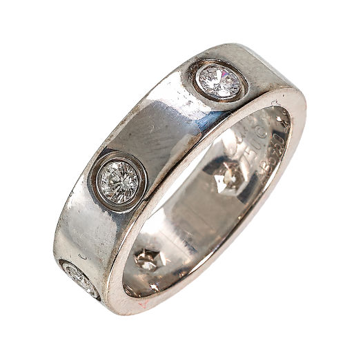 BRILLANT-RING : Cartier, 'Love', Paris (DOBIASCHOFSKY AUKTIONEN AG)