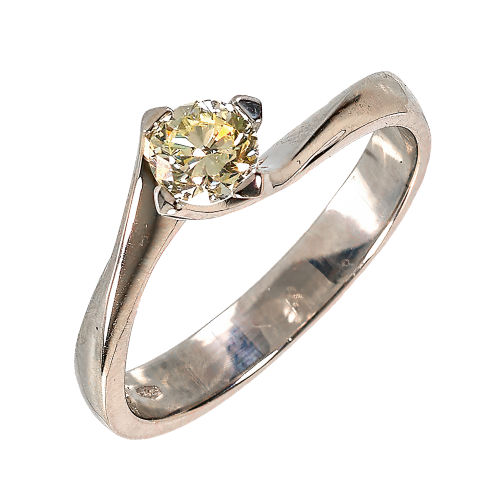 SOLITAIRE-RING : (DOBIASCHOFSKY AUKTIONEN AG)