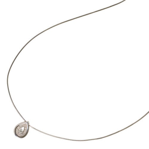 BRILLANT-ANH�NGER MIT KETTE : (DOBIASCHOFSKY AUKTIONEN AG)