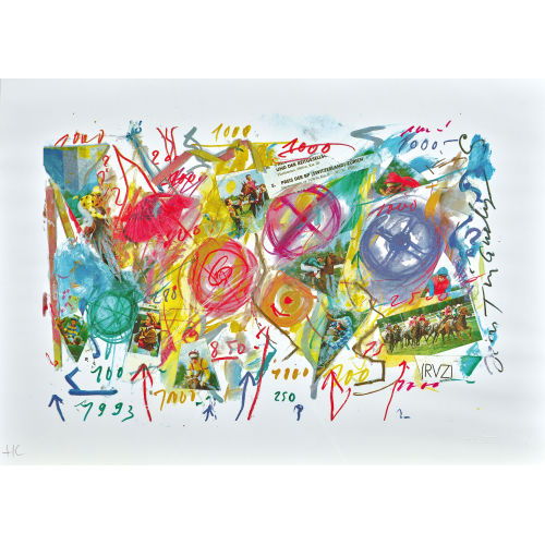 JEAN TINGUELY : 'Pferderennen 1993' (DOBIASCHOFSKY AUKTIONEN AG)