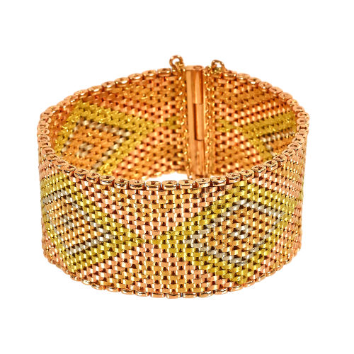 GOLD-BRACELET : (DOBIASCHOFSKY AUKTIONEN AG)