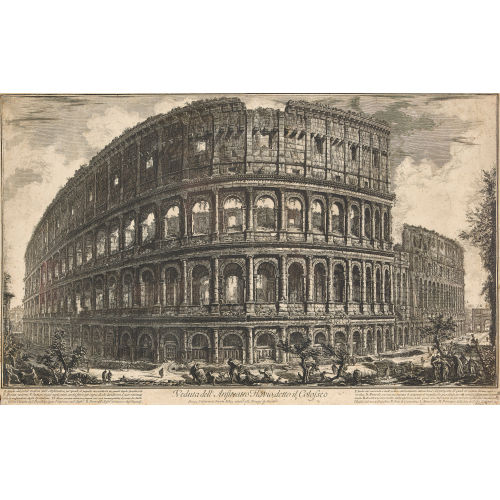 GIOVANNI BATTISTA PIRANESI : 'Veduta dell' Anfiteatro Flavio, detto il Colosseo' (DOBIASCHOFSKY AUKTIONEN AG)