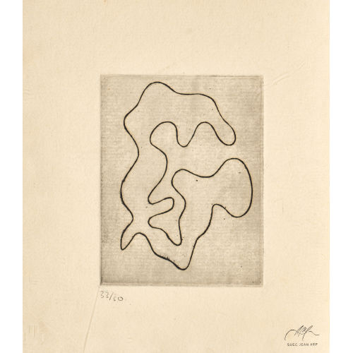HANS (AUCH JEAN) ARP : 'Ohne Titel' (DOBIASCHOFSKY AUKTIONEN AG)