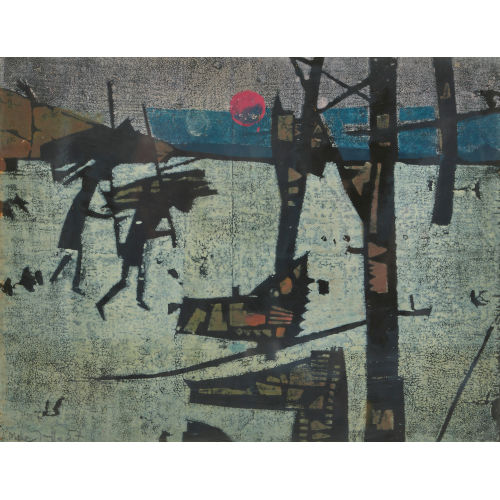 HORST JANSSEN : Holzsammler (DOBIASCHOFSKY AUKTIONEN AG)