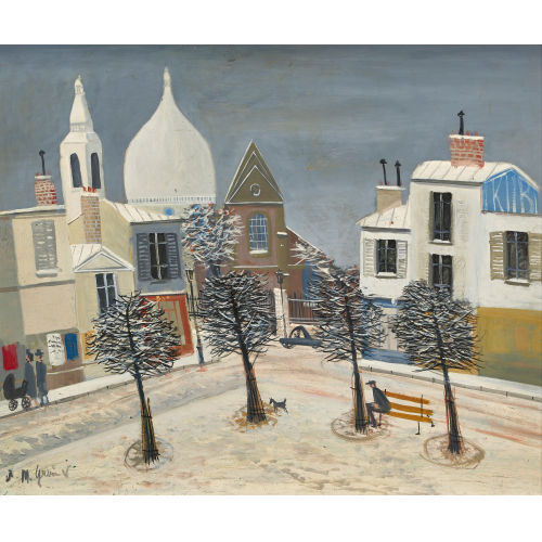 ARMAND MARIE GU�RIN : Sc�ne de Paris (DOBIASCHOFSKY AUKTIONEN AG)