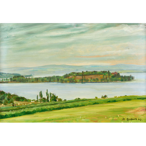 KARL EINHART : Untersee mit Insel Reichenau (DOBIASCHOFSKY AUKTIONEN AG)