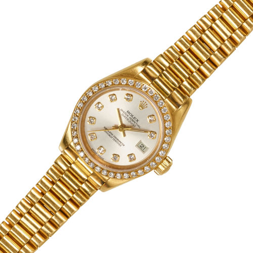 ROLEX : Damenarmbanduhr 'Oyster Perpetual Datejust' (DOBIASCHOFSKY AUKTIONEN AG)
