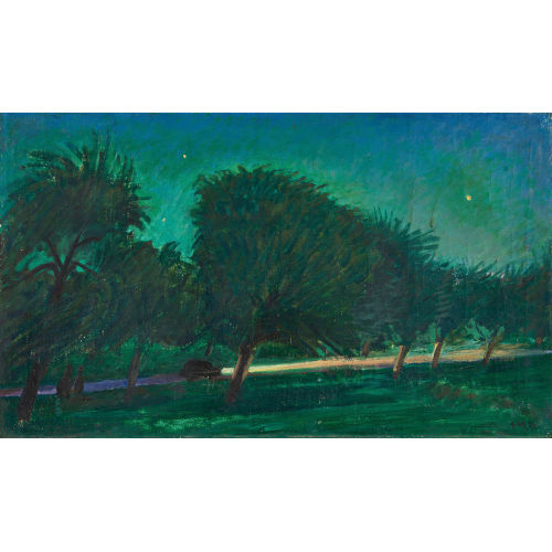 ERNST MORGENTHALER : 'N�chtliche Strasse' (DOBIASCHOFSKY AUKTIONEN AG)