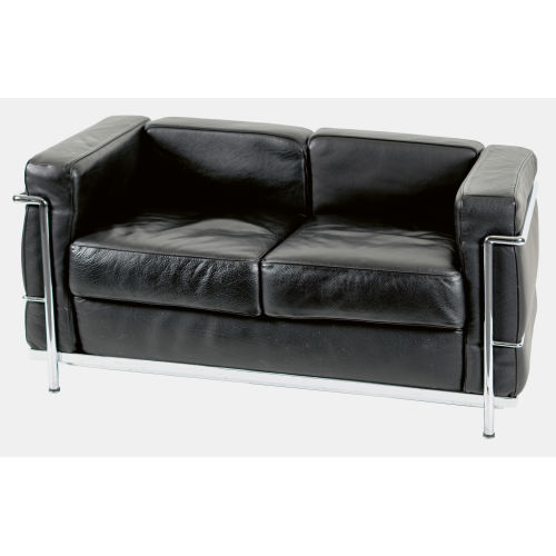 CHARLES-�DOUARD) LE CORBUSIER (EIGTL. JEANNERET : Zweisitzer-Sofa (Grand Confort LC2) (DOBIASCHOFSKY AUKTIONEN AG)