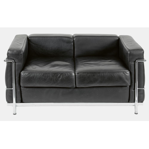 CHARLES-�DOUARD) LE CORBUSIER (EIGTL. JEANNERET : Zweisitzer-Sofa (Grand Confort LC2) (DOBIASCHOFSKY AUKTIONEN AG)