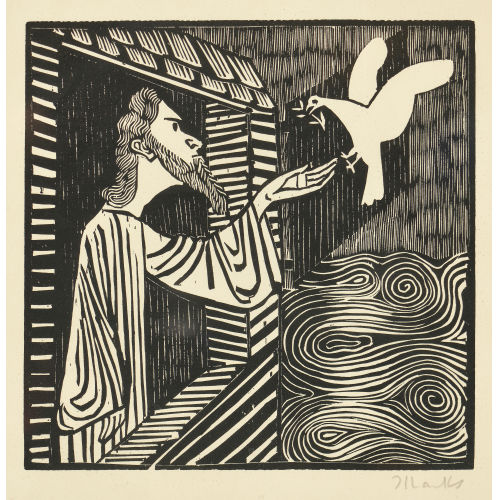 GERHARD MARCKS : 'Noah und die Taube' (DOBIASCHOFSKY AUKTIONEN AG)