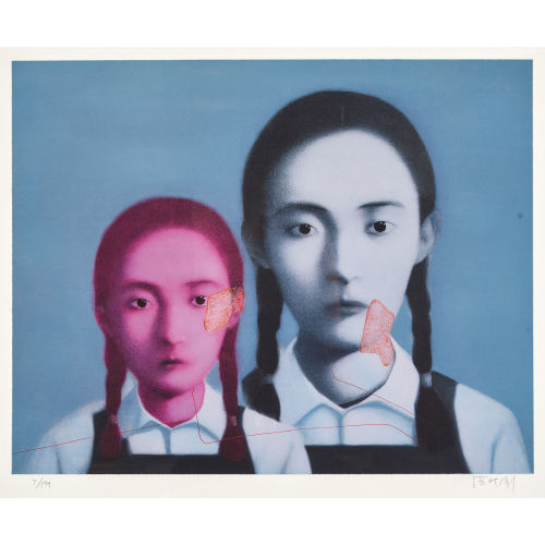 XIAOGANG ZHANG : 'Two Sisters' (DOBIASCHOFSKY AUKTIONEN AG)