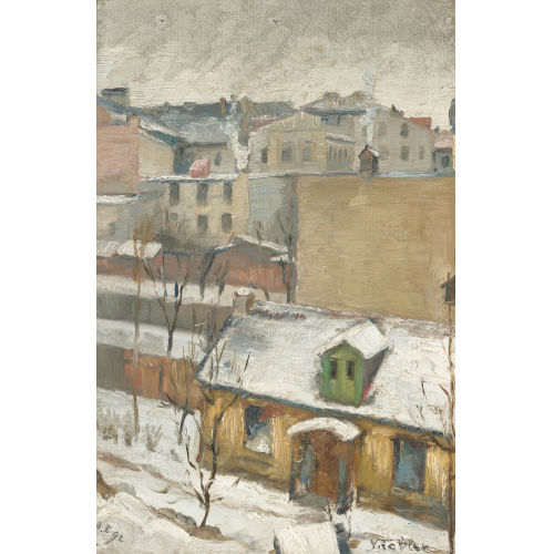 VICTOR TOBLER : 'Blick vom Atelier' (DOBIASCHOFSKY AUKTIONEN AG)