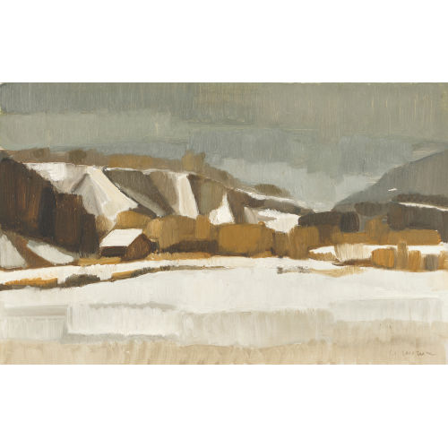 CLAUDE SAUTHIER : Winterlandschaft (DOBIASCHOFSKY AUKTIONEN AG)