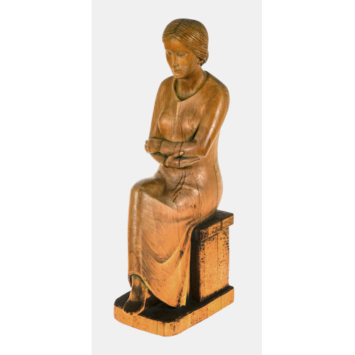 ERNST BARLACH : Sitzende in langem Gewand (DOBIASCHOFSKY AUKTIONEN AG)