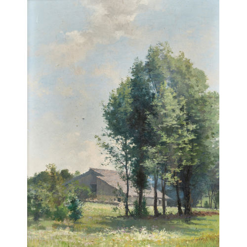 �DOUARD JEANMAIRE : 'Une matin�e de printemps � la Joux-Perret' (DOBIASCHOFSKY AUKTIONEN AG)