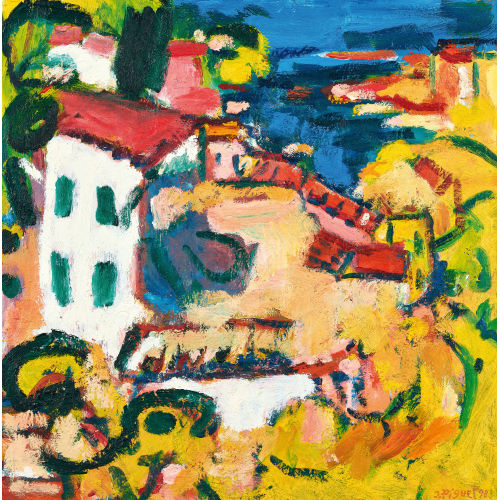 JEAN-LOUIS PIGUET : 'Baie � Mandelieu' (DOBIASCHOFSKY AUKTIONEN AG)