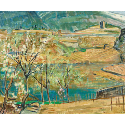MAURICE MATHEY : Fr�hlingslandschaft (DOBIASCHOFSKY AUKTIONEN AG)