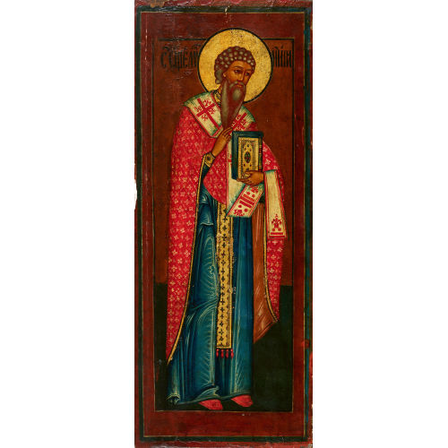 19. JH. RUSSLAND : Heiliger Basilius (?) (DOBIASCHOFSKY AUKTIONEN AG)