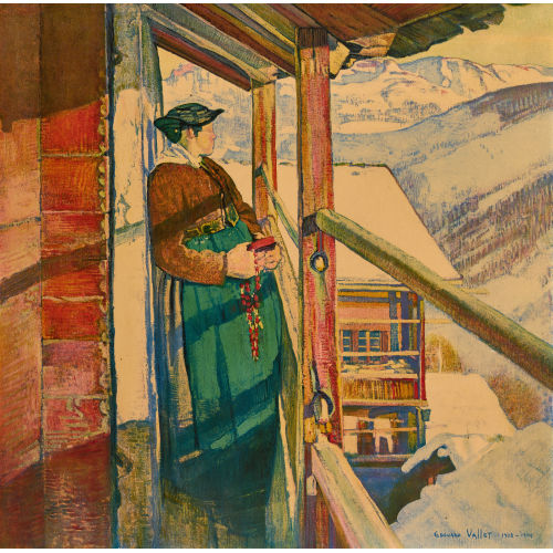�DOUARD VALLET : 'Sonntagmorgen' (DOBIASCHOFSKY AUKTIONEN AG)