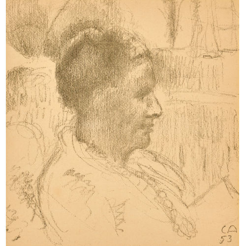 CUNO AMIET : 'Gedenkblatt f�r Frau Anna Amiet' (DOBIASCHOFSKY AUKTIONEN AG)