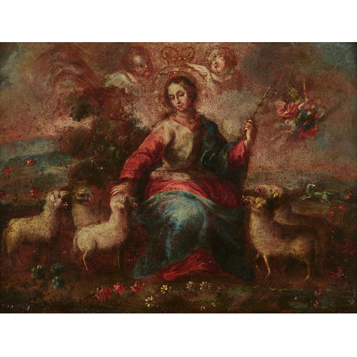 18. JH. SPANIEN : La divina pastora (DOBIASCHOFSKY AUKTIONEN AG)