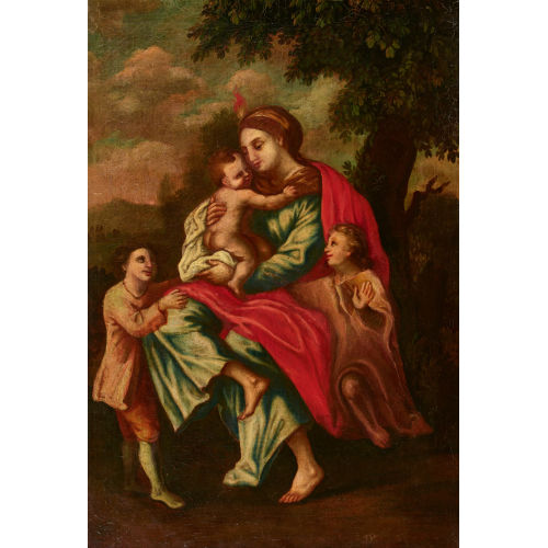 18. JH. SCHWEIZ : Allegorie der Caritas (DOBIASCHOFSKY AUKTIONEN AG)