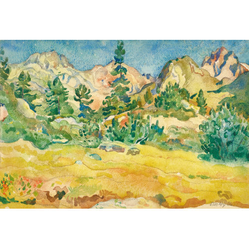 OTTO WYLER : Berglandschaft (DOBIASCHOFSKY AUKTIONEN AG)