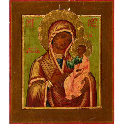 19. JH. RUSSLAND : Muttergottes Iverskaja (DOBIASCHOFSKY AUKTIONEN AG)