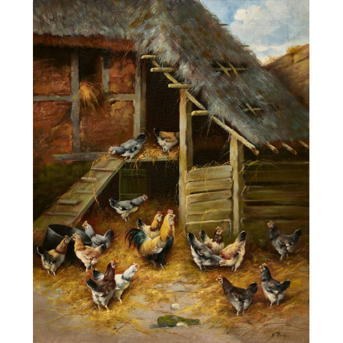 A. PREHN : H�hnerhof (DOBIASCHOFSKY AUKTIONEN AG)