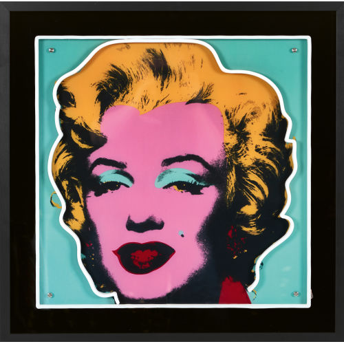 ANDY WARHOL : Leuchtschild Marilyn (DOBIASCHOFSKY AUKTIONEN AG)