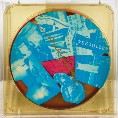 ROBERT MILTON ERNEST RAUSCHENBERG : Plattencover 'Talking Heads - Speaking in Tongues' (DOBIASCHOFSKY AUKTIONEN AG)