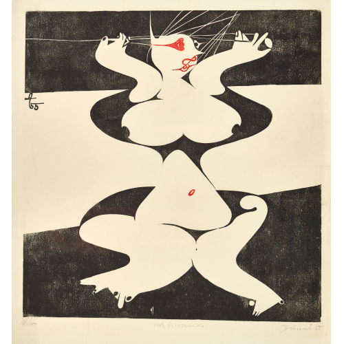 OTTO TSCHUMI : 'sich frisierende' (DOBIASCHOFSKY AUKTIONEN AG)