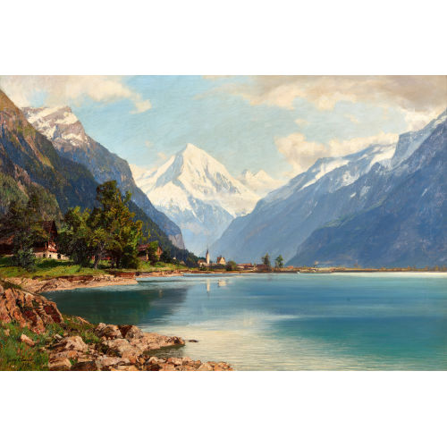 GEORG MACCO : Urnersee mit Fl�elen und Bristenstock (DOBIASCHOFSKY AUKTIONEN AG)