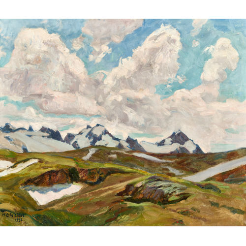 HANS BEAT WIELAND : 'Frutt, Frhsommertag' (DOBIASCHOFSKY AUKTIONEN AG)