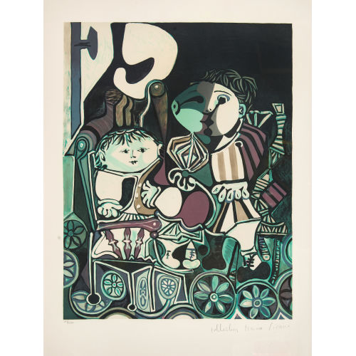 PABLO PICASSO : 'Claude et Paloma' (DOBIASCHOFSKY AUKTIONEN AG)