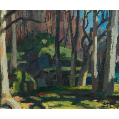 ARNOLD BR�GGER : Baumlandschaft (DOBIASCHOFSKY AUKTIONEN AG)