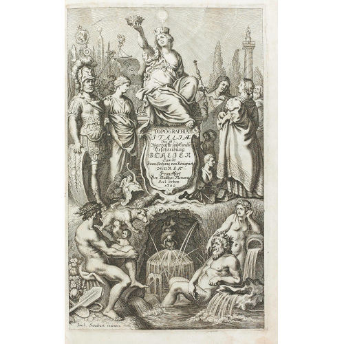 MATTH�US I MERIAN : 'Topographia Italiae,...' und 'Topographia Helvetiae,...' (DOBIASCHOFSKY AUKTIONEN AG)