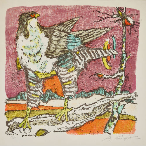 ALOIS CARIGIET : Der Falke (DOBIASCHOFSKY AUKTIONEN AG)