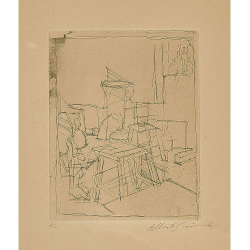 ALBERTO GIACOMETTI : 'Les Deux tabourets' (DOBIASCHOFSKY AUKTIONEN AG)